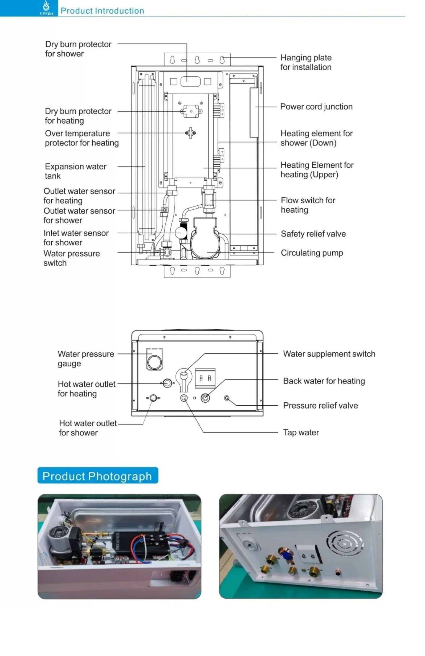 12KW Electric Combi Boiler